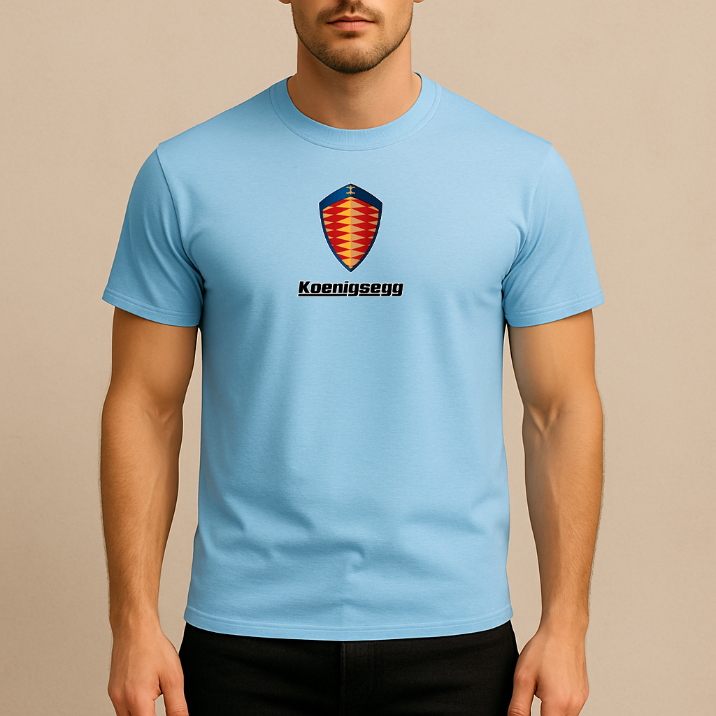 Men’s Koenigsegg Car Cotton T-Shirt